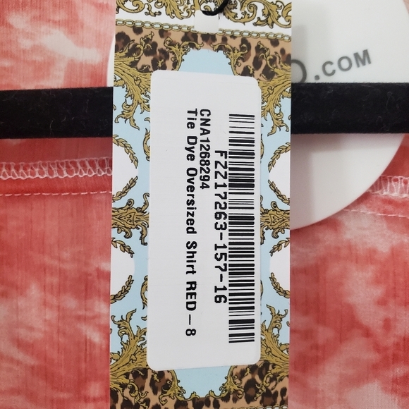 NWT Sheer Button Up Shirt - Picture 4 of 8